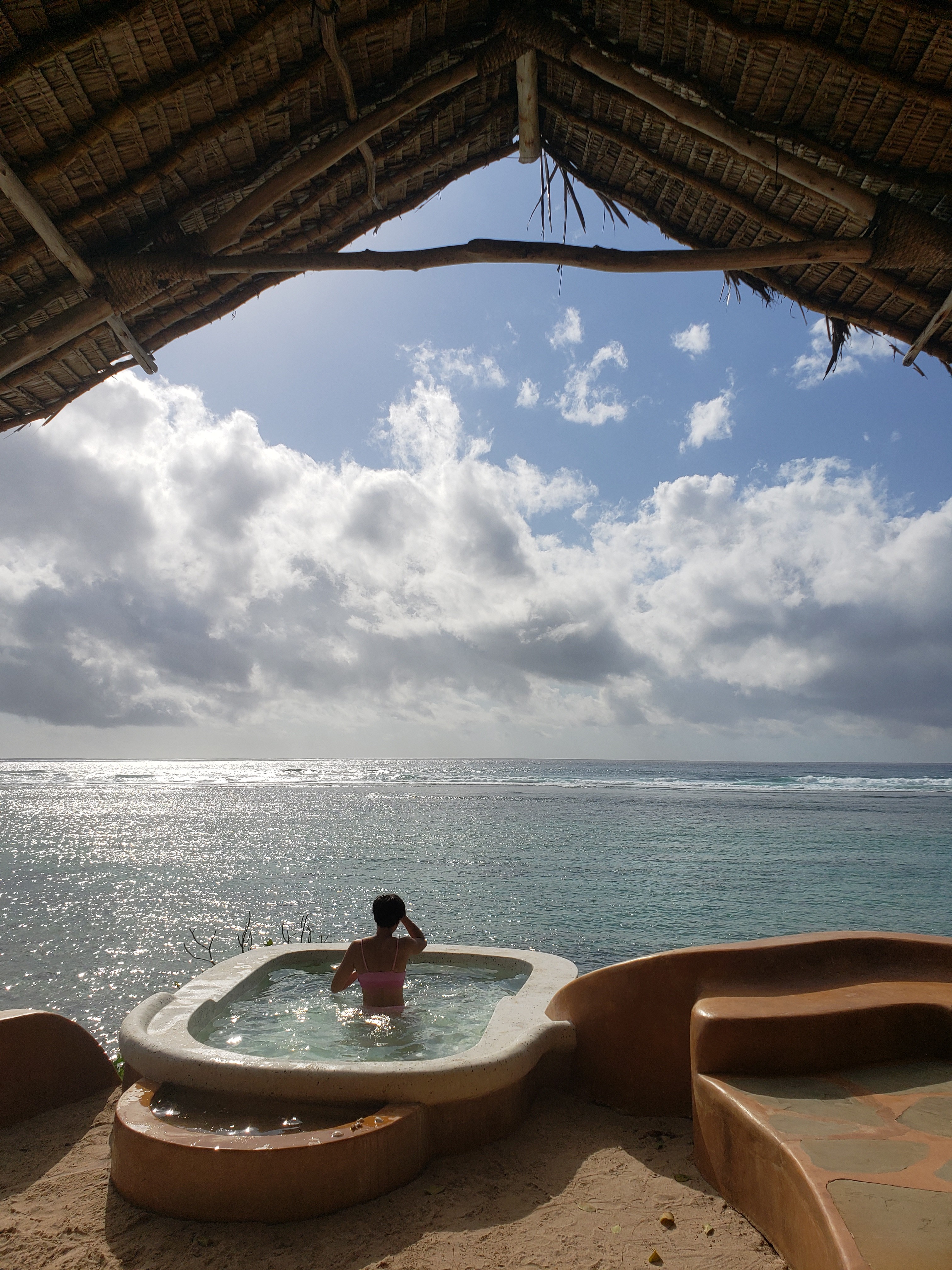 Infinity pool overlooking the ocean